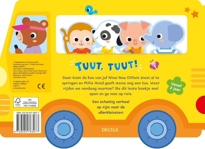 Tuut, tuut! Rij je mee? (Kartonboek) Tuut, tuut! Rij je mee? (Kartonboek)
