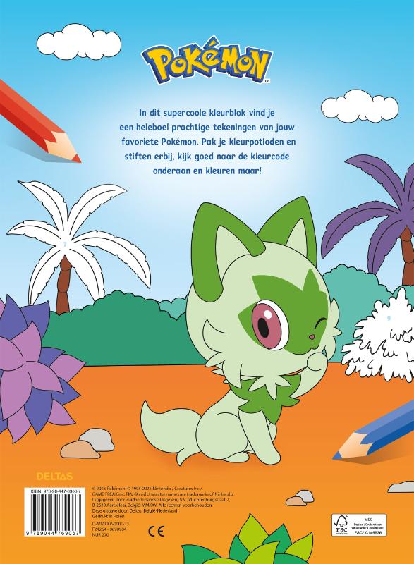 Pokémon Kleuren op nummer (Paperback) Pokémon Kleuren op nummer (Paperback)