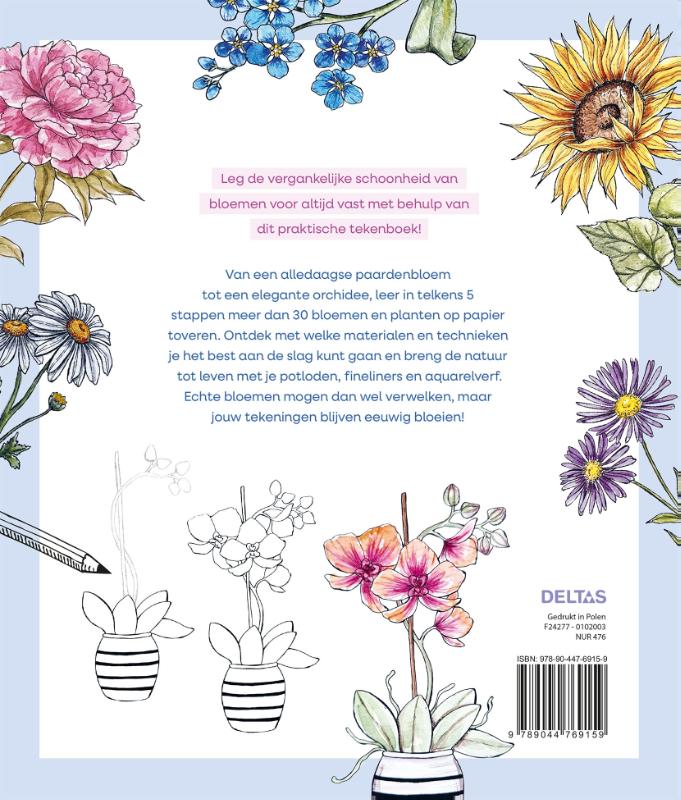 Stap voor stap bloemen leren tekenen (Paperback) Stap voor stap bloemen leren tekenen (Paperback)