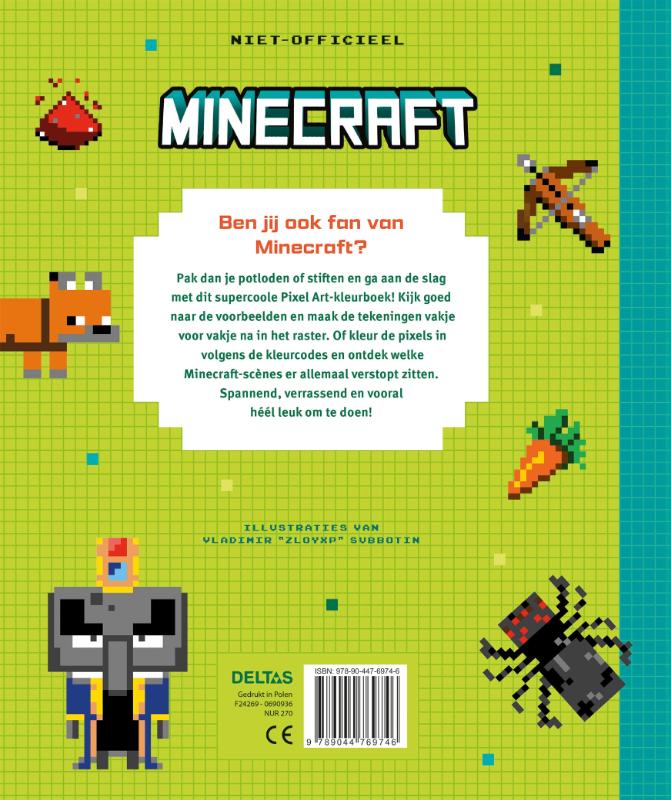 Minecraft pixel kleurpret (Paperback) Minecraft pixel kleurpret (Paperback)