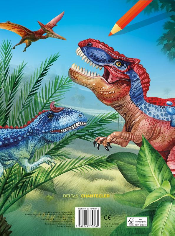 Dino Color kleurblok / Dino Color Bloc de coloriage (Paperback) Dino Color kleurblok / Dino Color Bloc de coloriage (Paperback)