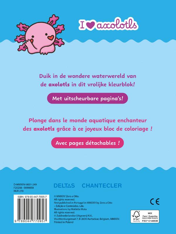 I love Axolotls Color (Paperback) I love Axolotls Color (Paperback)