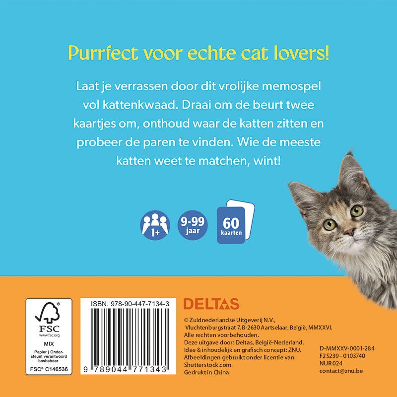 Match the cats! - Memospel (Kaartspellen) Match the cats! - Memospel (Kaartspellen)