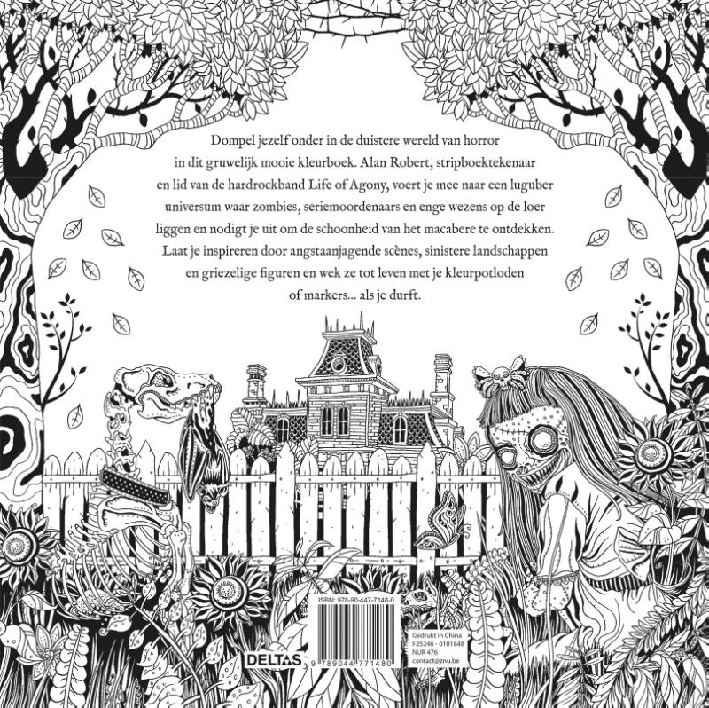 Het enige echte horror kleurboek (Paperback) Het enige echte horror kleurboek (Paperback)