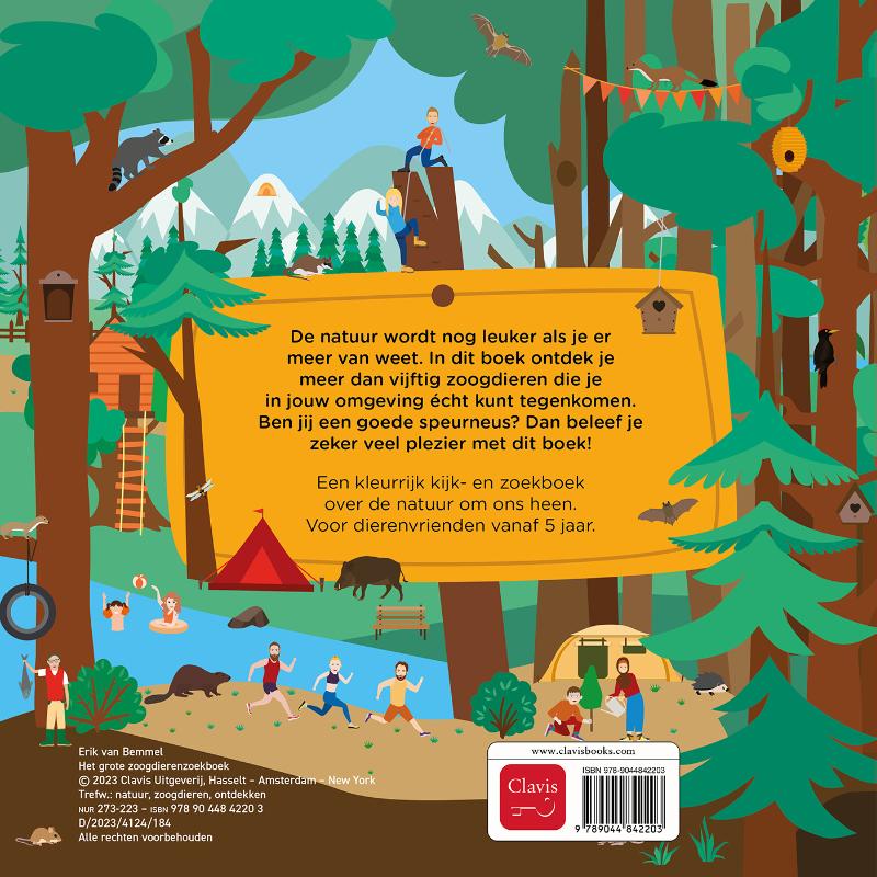 Het grote zoogdierenzoekboek (Kartonboek) Het grote zoogdierenzoekboek (Kartonboek)