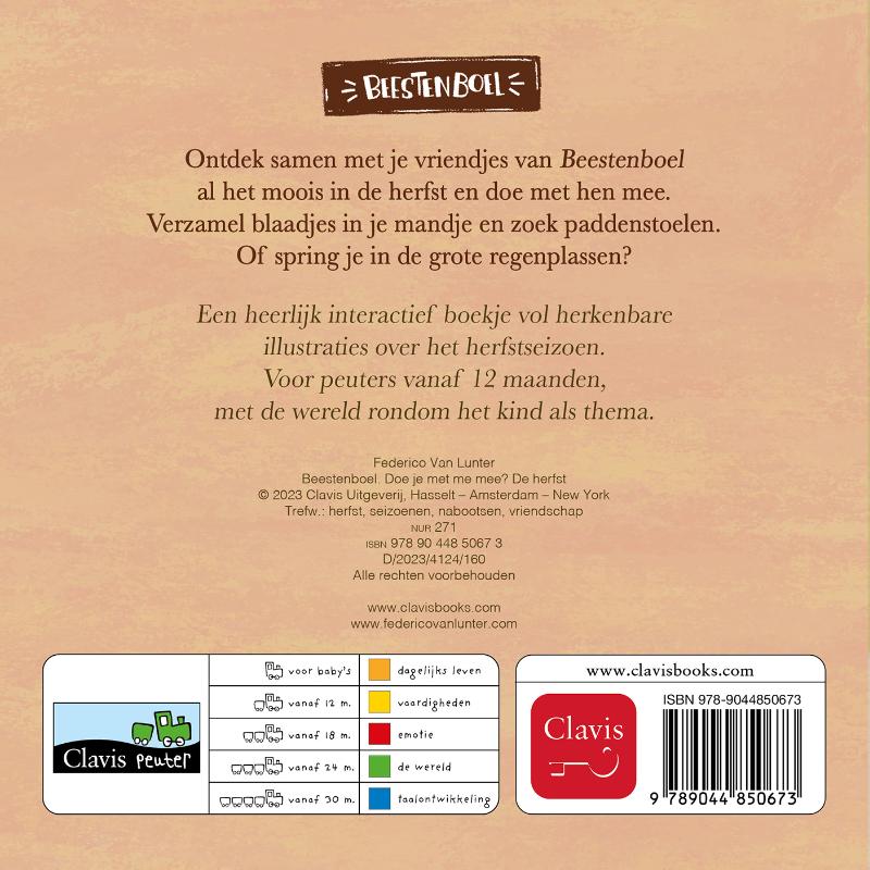 Doe je met me mee? De herfst (Hardback) Doe je met me mee? De herfst (Hardback)