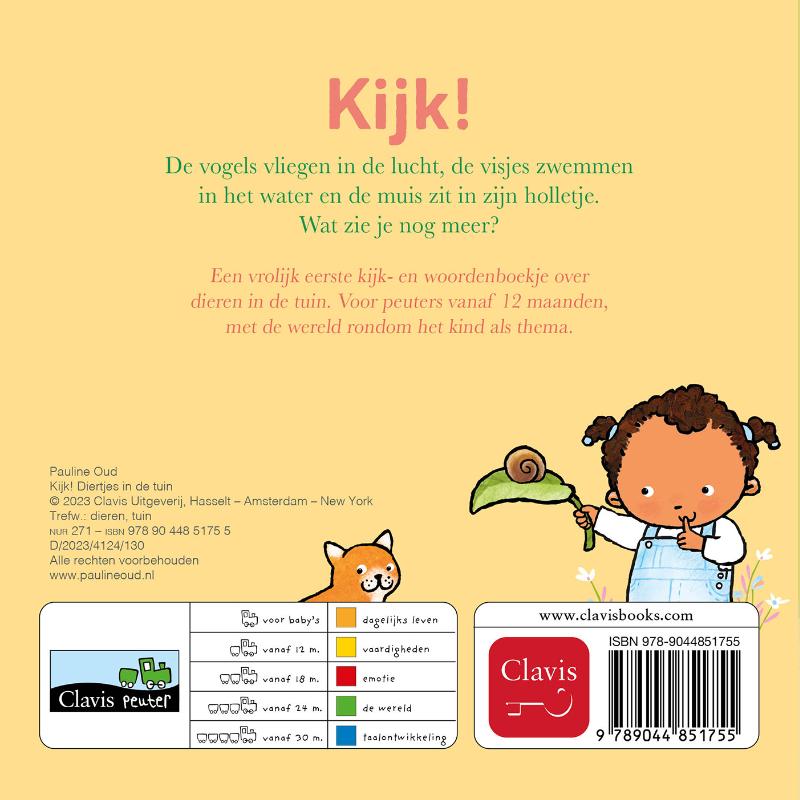 Kijk! Diertjes in de tuin (Hardback) Kijk! Diertjes in de tuin (Hardback)