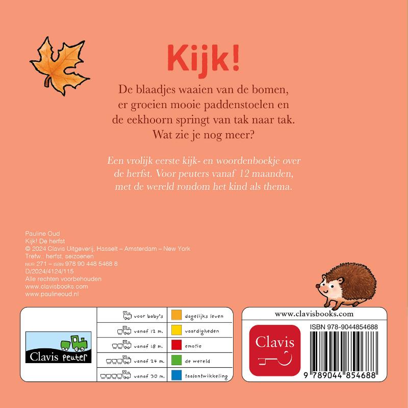 De herfst (Kartonboek) De herfst (Kartonboek)