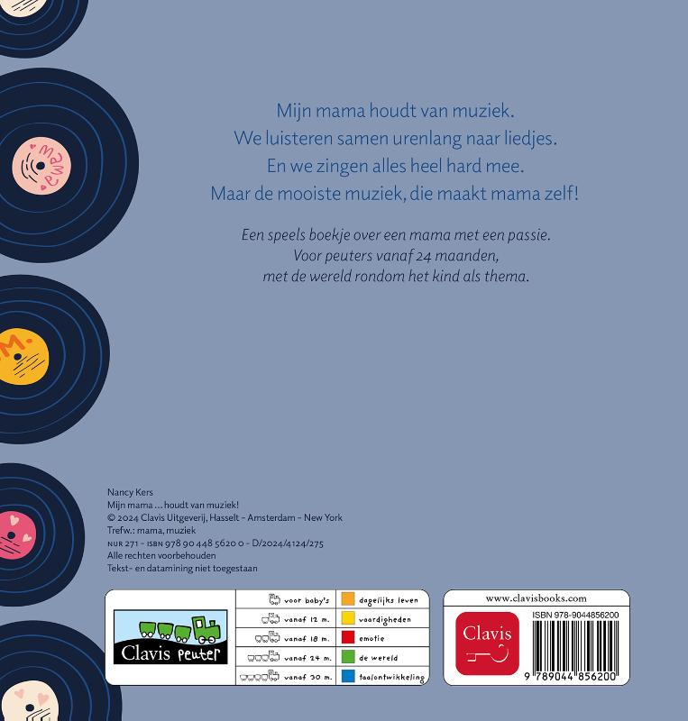 Mijn mama... houdt van muziek! (Kartonboek) Mijn mama... houdt van muziek! (Kartonboek)