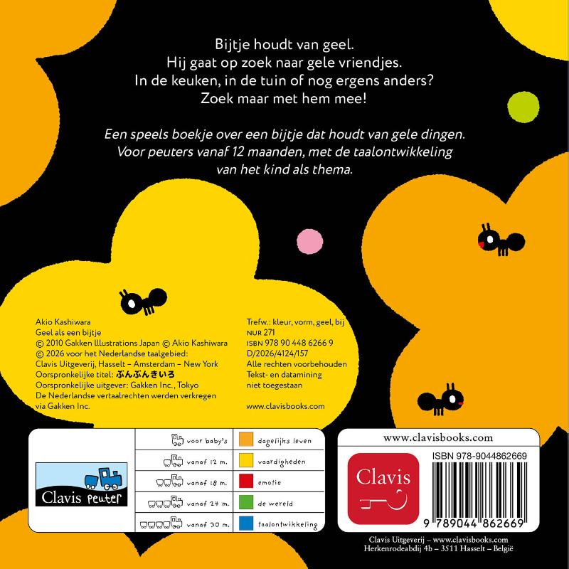 Geel als een bijtje (Kartonboek) Geel als een bijtje (Kartonboek)