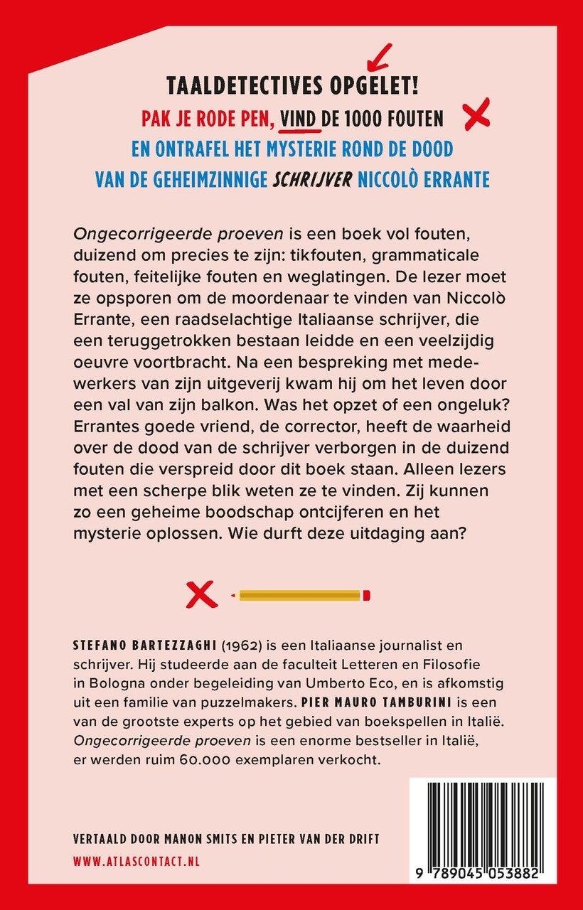 Ongecorrigeerde proeven (Paperback) Ongecorrigeerde proeven (Paperback)