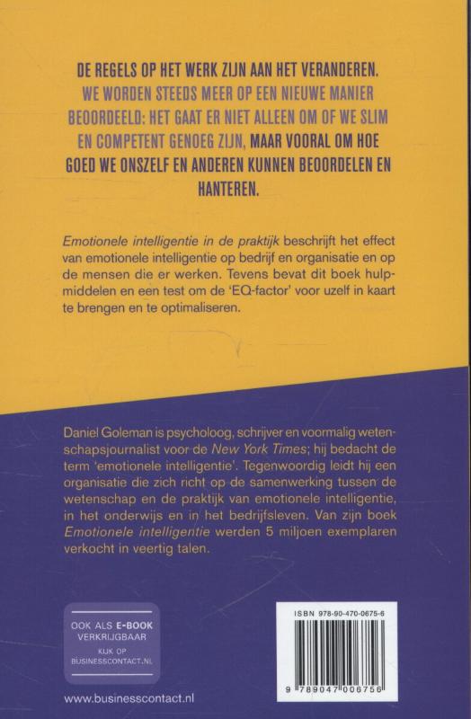 Emotionele intelligentie in de praktijk (Paperback) Emotionele intelligentie in de praktijk (Paperback)