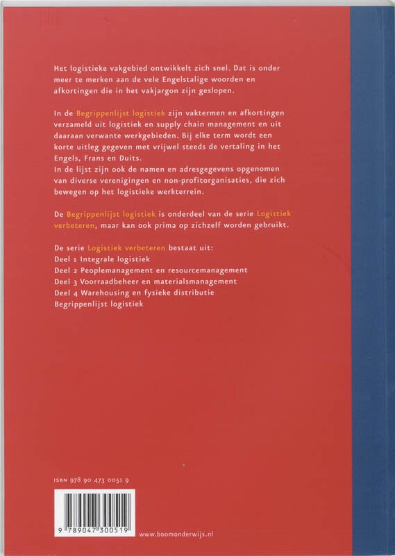 Begrippenlijst logistiek (Paperback) Begrippenlijst logistiek (Paperback)