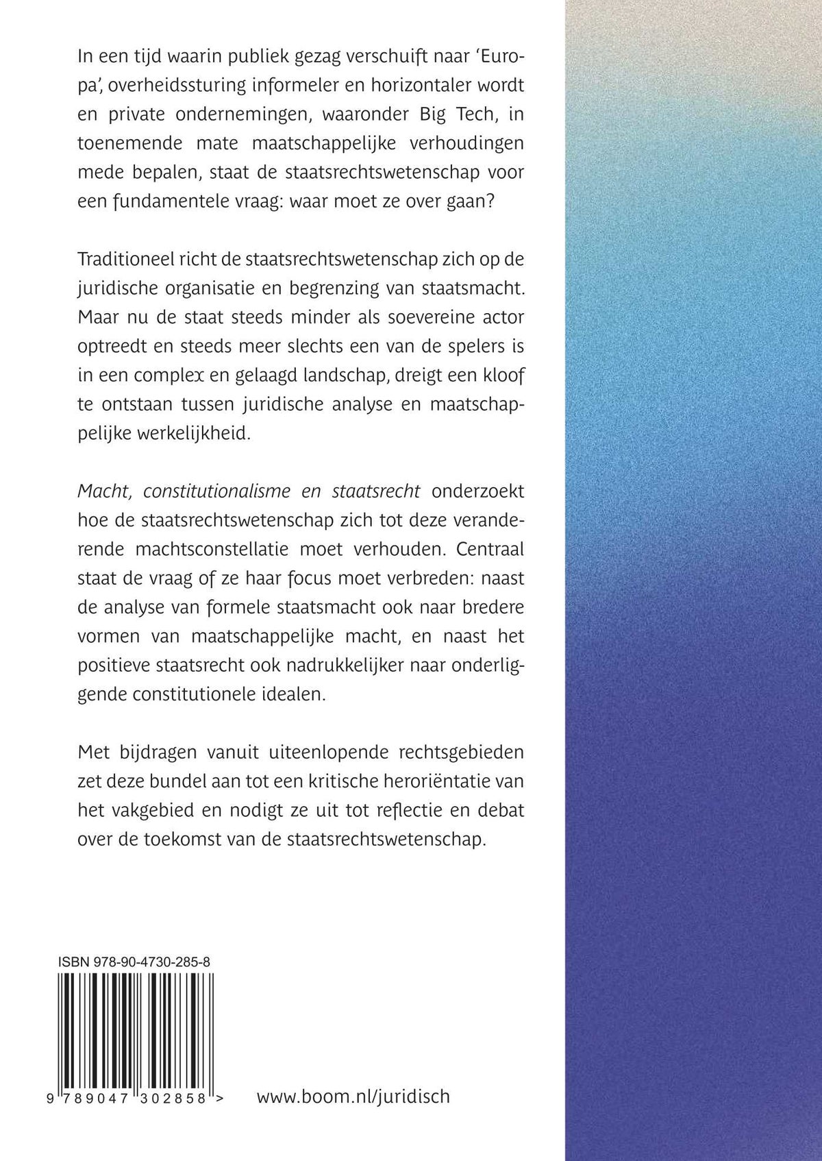 Macht, constitutionalisme en staatsrecht (Hardback) Macht, constitutionalisme en staatsrecht (Hardback)