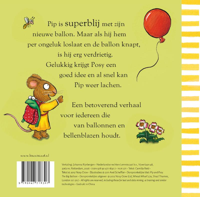 Pip en Posy. De grote ballon (Kartonboek) Pip en Posy. De grote ballon (Kartonboek)