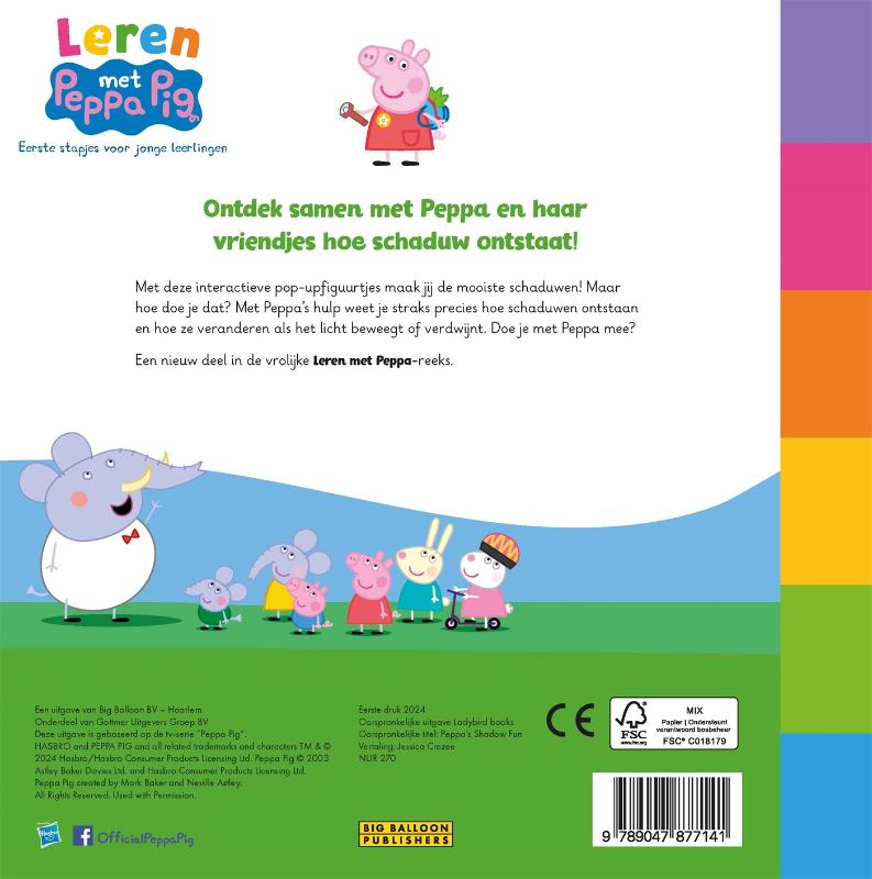 Peppa's schaduwspelletjes (Kartonboek) Peppa's schaduwspelletjes (Kartonboek)