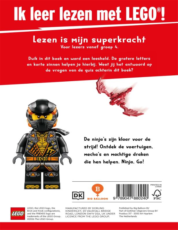 LEGO® NINJAGO® - Klaar voor actie! (Hardback) LEGO® NINJAGO® - Klaar voor actie! (Hardback)