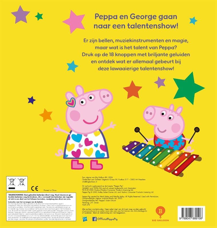 Peppa is een ster! (Hardback) Peppa is een ster! (Hardback)