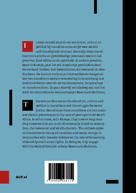 Transities in kunst, cultuur en politiek (Paperback) Transities in kunst, cultuur en politiek (Paperback)