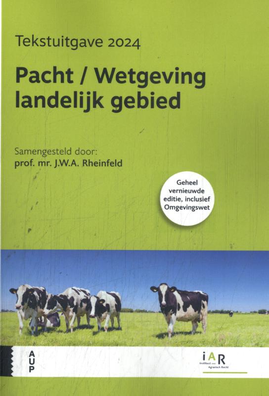 Pacht / Wetgeving landelijk gebied (Paperback) Pacht / Wetgeving landelijk gebied (Paperback)
