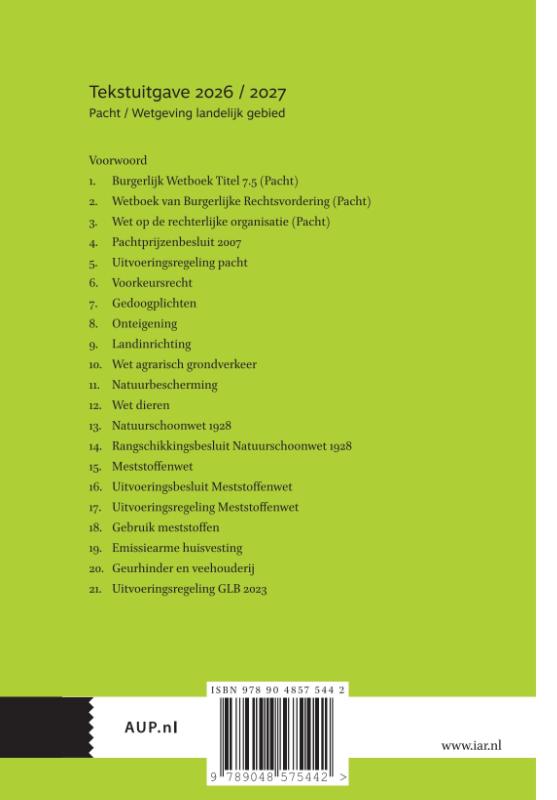 Pacht / Wetgeving landelijk gebied (Paperback) Pacht / Wetgeving landelijk gebied (Paperback)