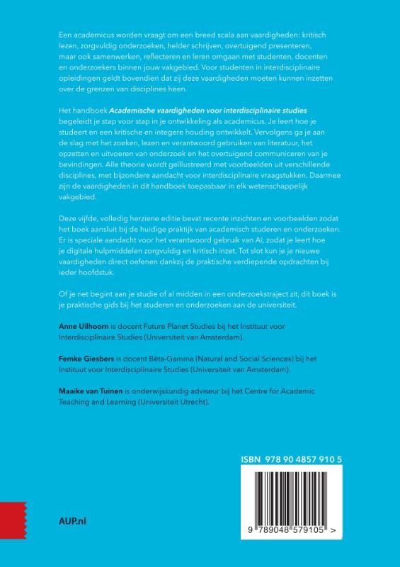 Academische vaardigheden voor interdisciplinaire studies (Paperback) Academische vaardigheden voor interdisciplinaire studies (Paperback)