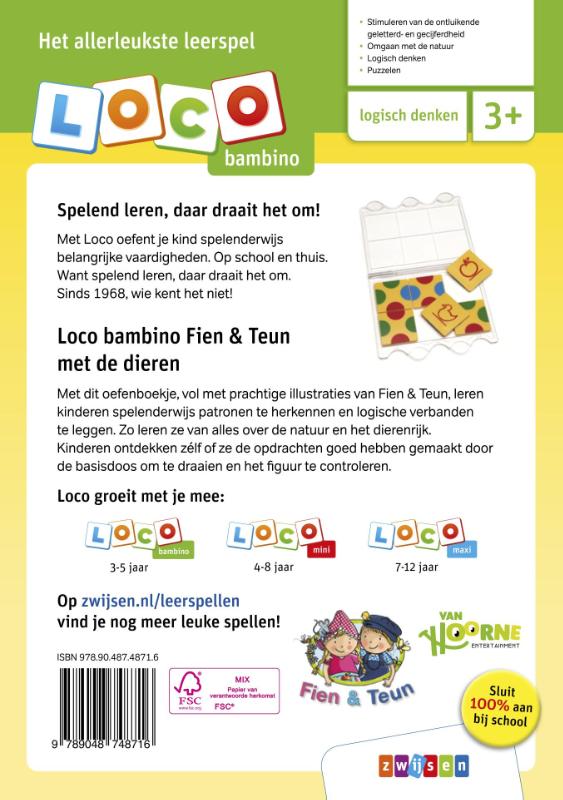 Loco bambino Fien & Teun met de dieren (Paperback) Loco bambino Fien & Teun met de dieren (Paperback)