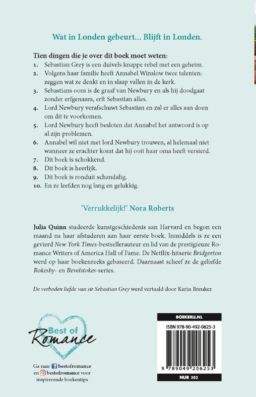 De verboden liefde van sir Sebastian Grey (Paperback) De verboden liefde van sir Sebastian Grey (Paperback)