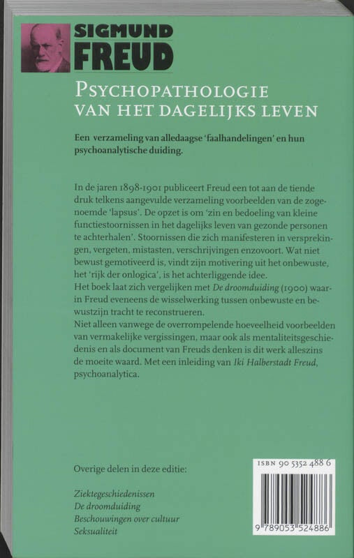 Psychopathologie van het dagelijks leven (Paperback) Psychopathologie van het dagelijks leven (Paperback)