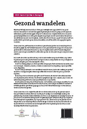 Gezond wandelen (Paperback) Gezond wandelen (Paperback)
