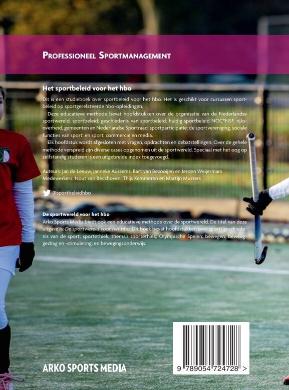 Het sportbeleid voor het hbo (Paperback) Het sportbeleid voor het hbo (Paperback)
