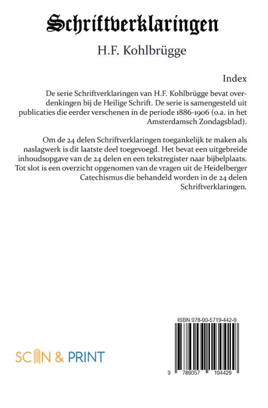 Schriftverklaringen 25 (Paperback) Schriftverklaringen 25 (Paperback)