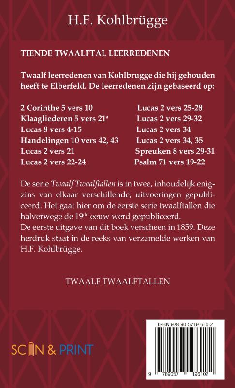 Twaalftal Leerredenen I - 10 (Paperback) Twaalftal Leerredenen I - 10 (Paperback)