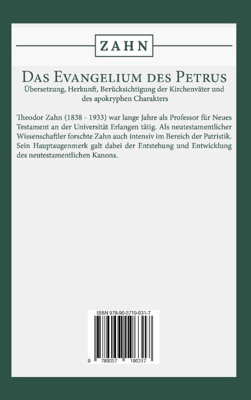 Das Evangelium des Petrus (Paperback) Das Evangelium des Petrus (Paperback)