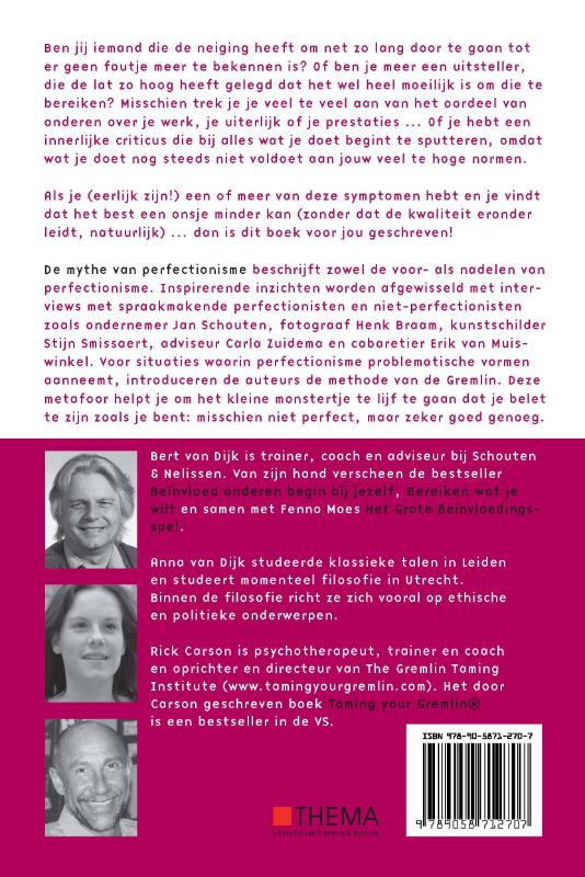 De mythe van perfectionisme (Paperback) De mythe van perfectionisme (Paperback)