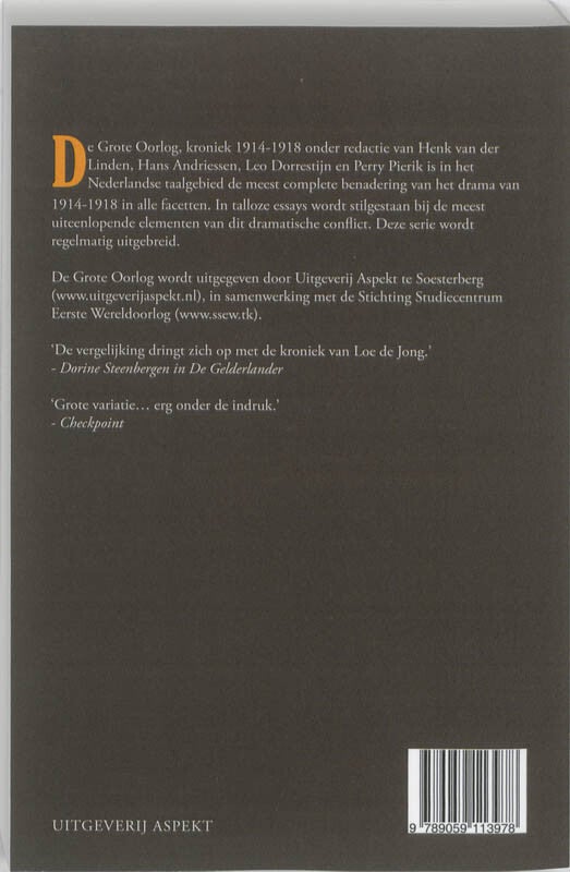 De Grote Oorlog, kroniek 1914-1918 (Paperback) De Grote Oorlog, kroniek 1914-1918 (Paperback)