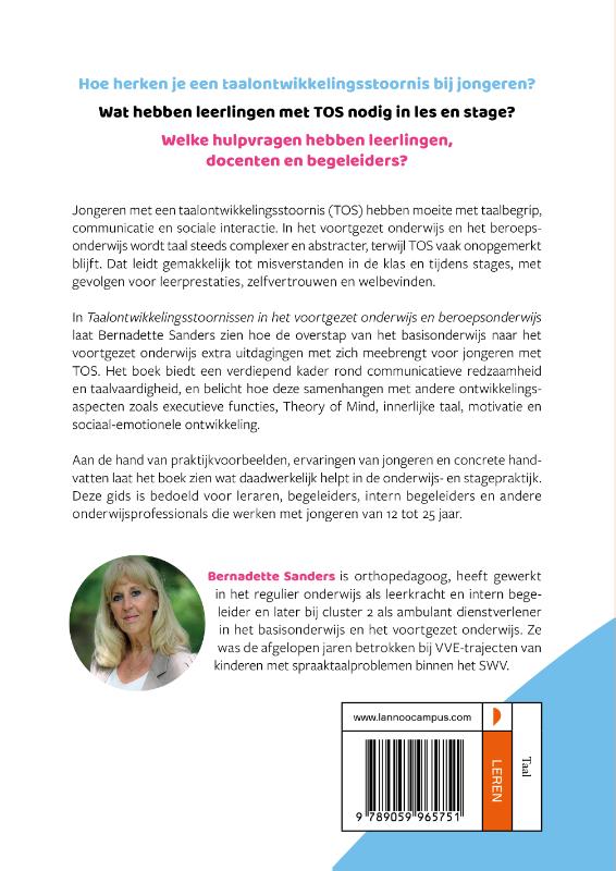Taalontwikkelingsstoornissen in het voortgezet onderwijs en het beroepsonderwijs (Paperback) Taalontwikkelingsstoornissen in het voortgezet onderwijs en het beroepsonderwijs (Paperback)