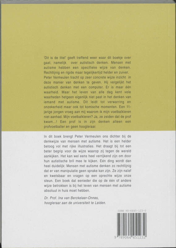 Dit is de titel (Paperback) Dit is de titel (Paperback)