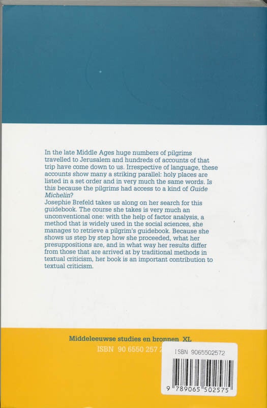 A guidebook for the Jerusalem pilgrimage in the Late Middle Ages (Paperback) A guidebook for the Jerusalem pilgrimage in the Late Middle Ages (Paperback)