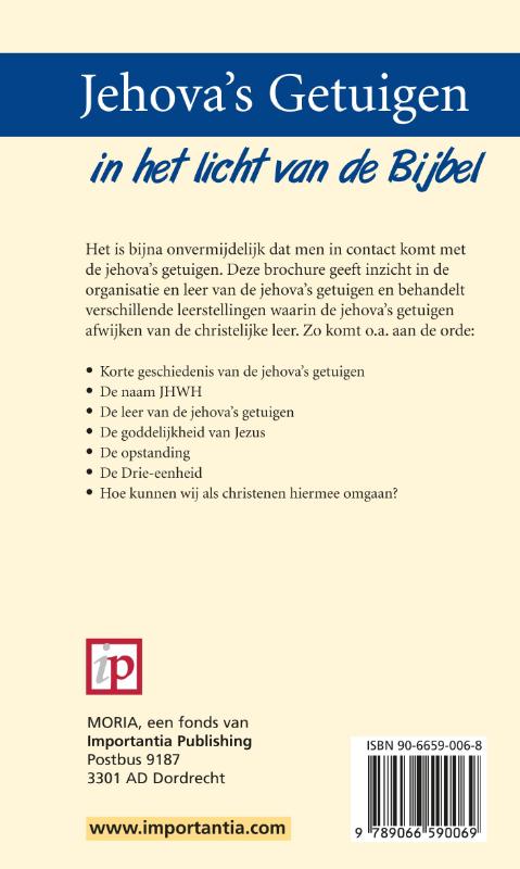 Jehovah's Getuigen (Paperback) Jehovah's Getuigen (Paperback)