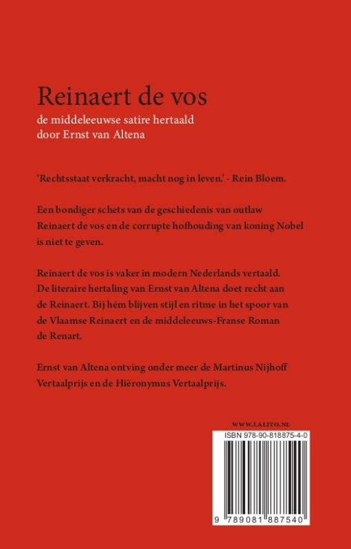 Reinaert de vos (Hardback) Reinaert de vos (Hardback)