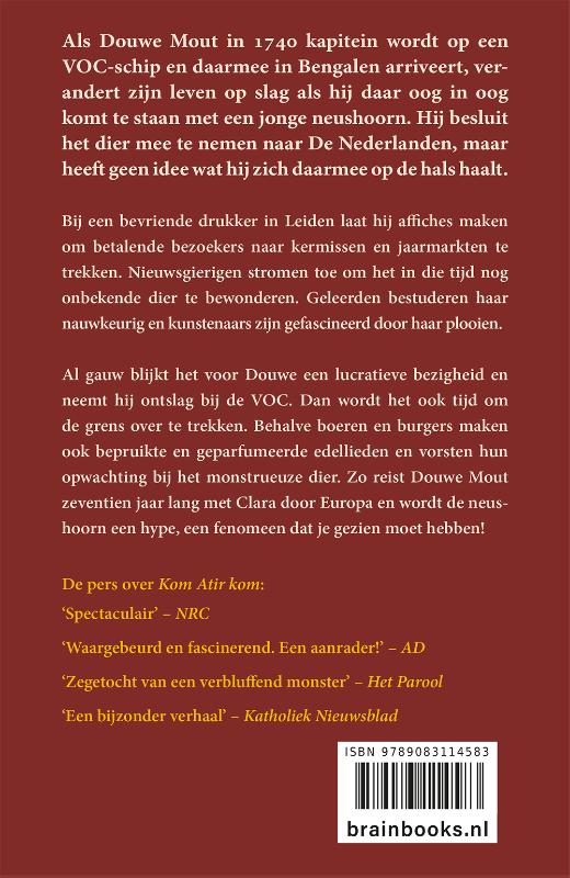 Clara, de eerste neushoorn in Nederland (Paperback) Clara, de eerste neushoorn in Nederland (Paperback)
