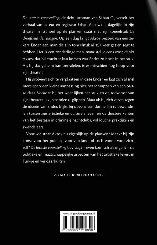 De laatste voorstelling (Paperback) De laatste voorstelling (Paperback)