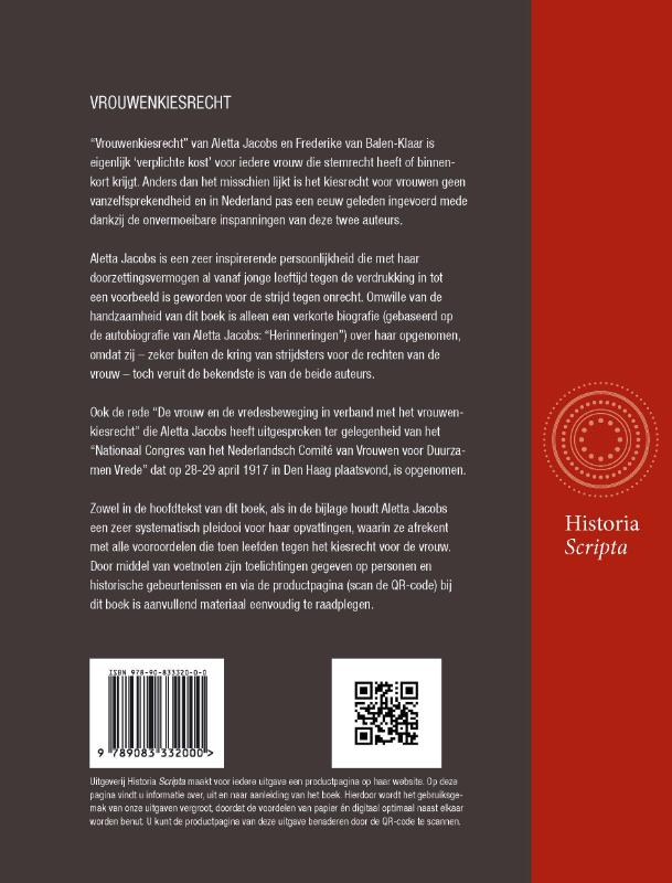 Vrouwenkiesrecht (Paperback) Vrouwenkiesrecht (Paperback)