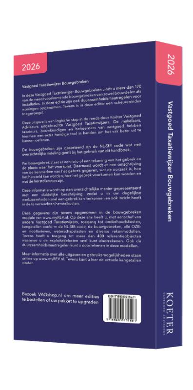 Vastgoed taxatiewijzer bouwgebreken 2026 (Paperback) Vastgoed taxatiewijzer bouwgebreken 2026 (Paperback)