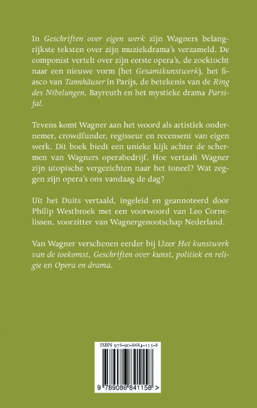 Geschriften over eigen werk (Paperback) Geschriften over eigen werk (Paperback)
