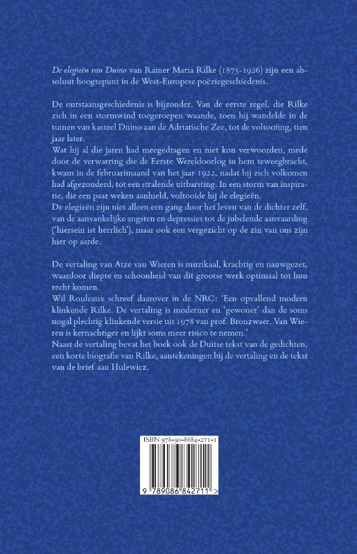 De elegieën van Duino (Paperback) De elegieën van Duino (Paperback)