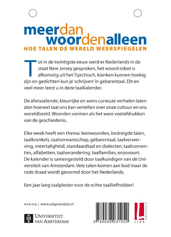 Meer dan woorden alleen (Kalender) Meer dan woorden alleen (Kalender)