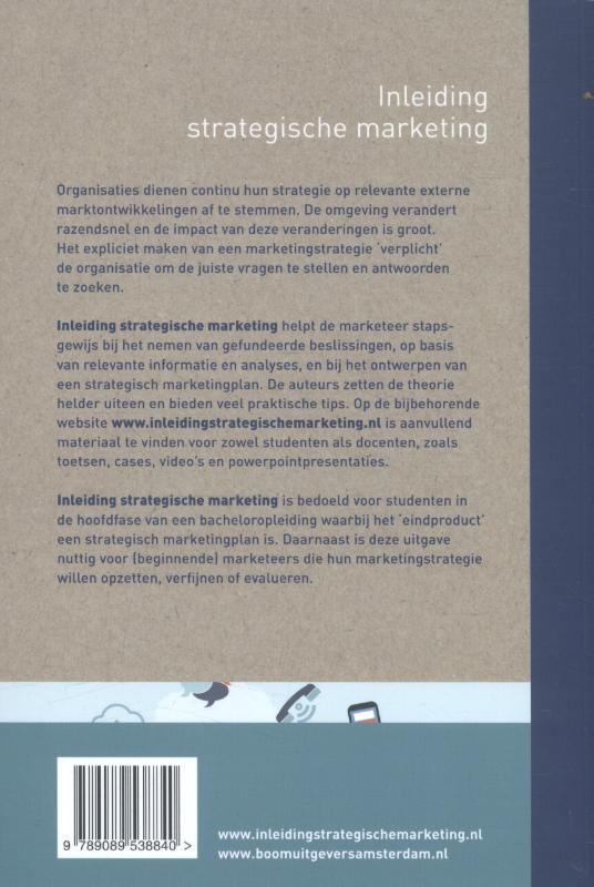 Inleiding strategische marketing (Paperback) Inleiding strategische marketing (Paperback)