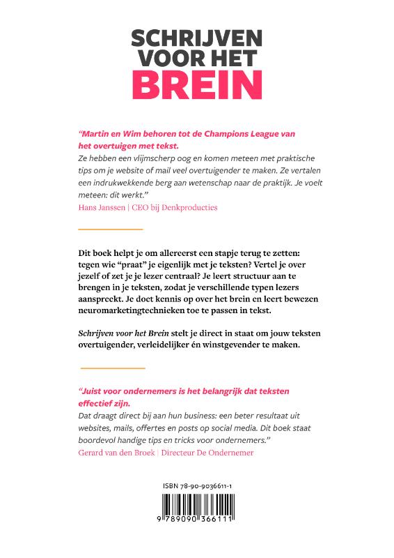 Schrijven voor het Brein (Paperback) Schrijven voor het Brein (Paperback)